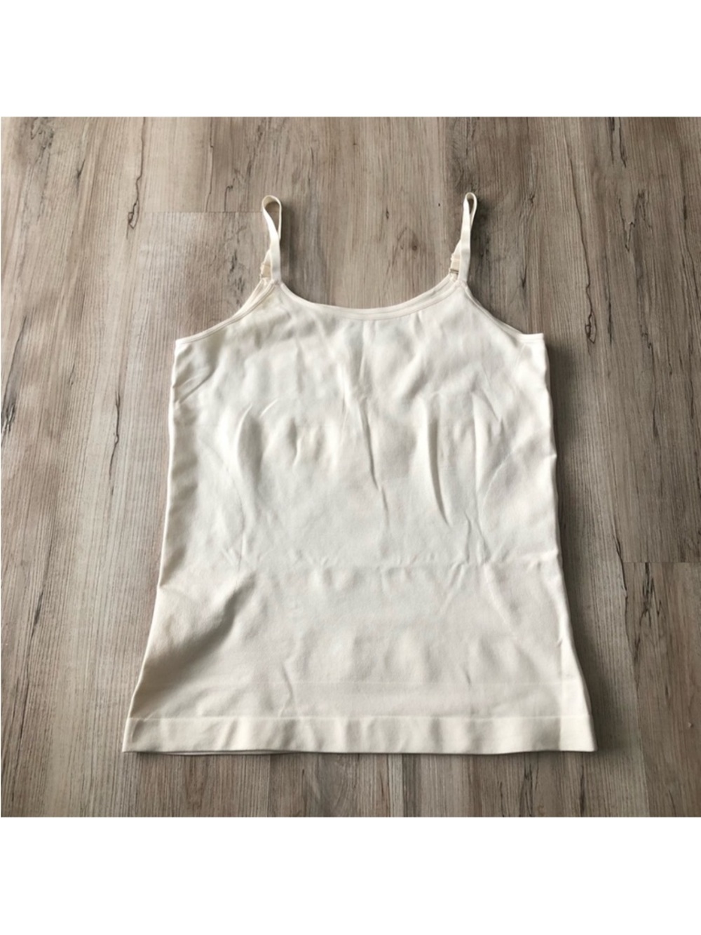 Shapermint Cream Seamless Adjustable Cami